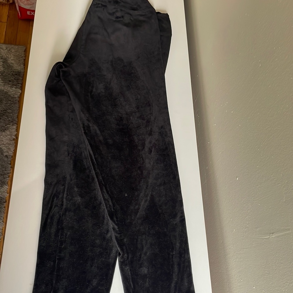 Cuddl Duds Double Plush Velour Leggings